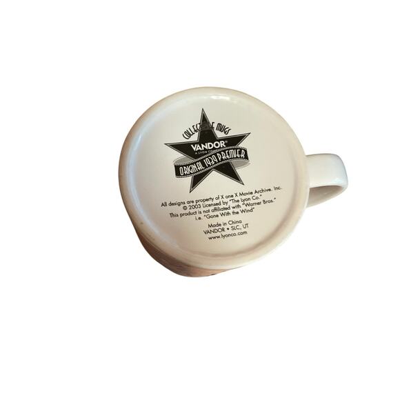 Gone With The Wind Original 1939 Premier Ceramic Mug 18 Oz 2003 Collectible NIB - Picture 15 of 16